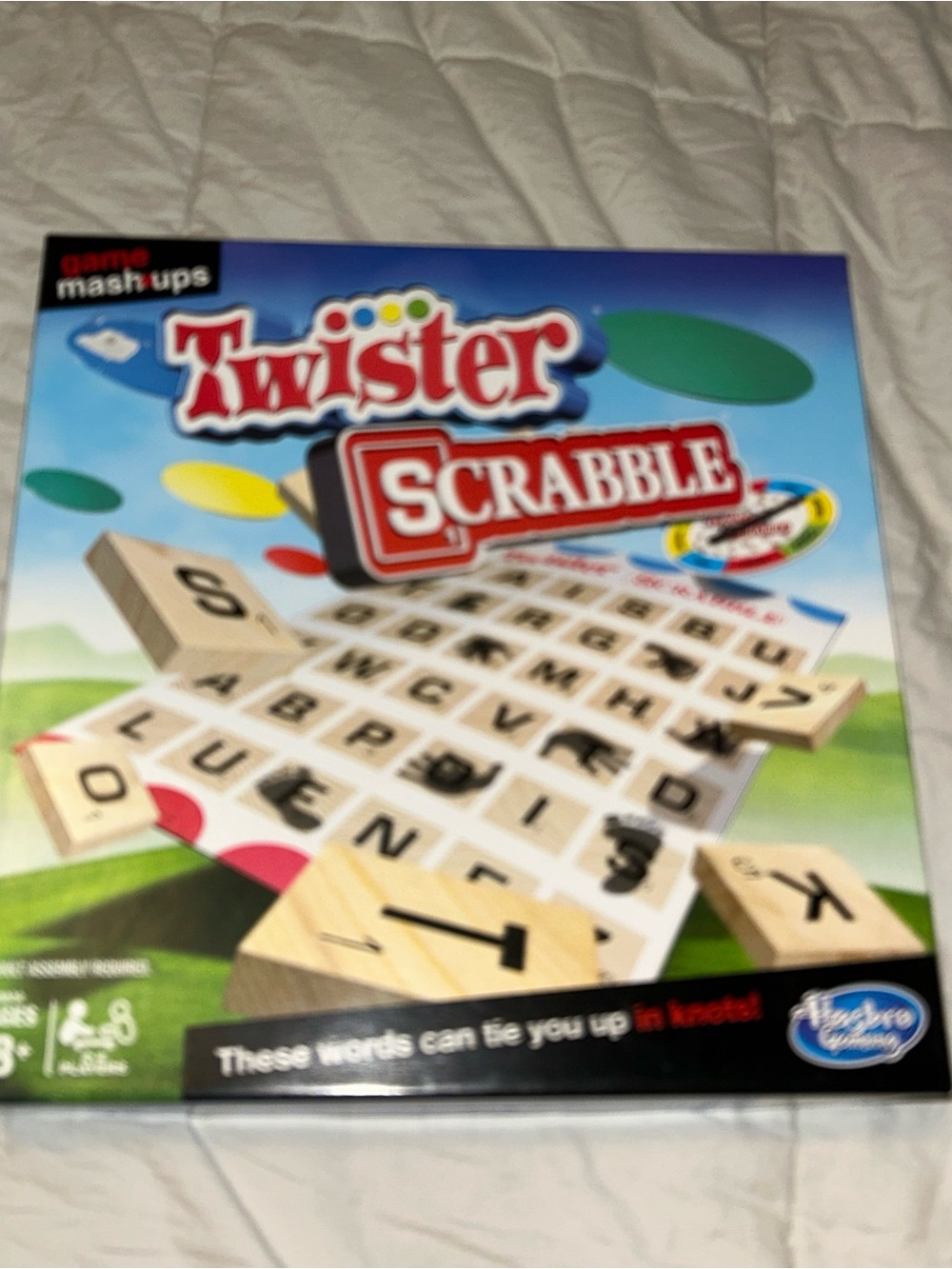 Hasbro Games, Twister Scrabble, 2019, **Open Box/Brand New Game**
